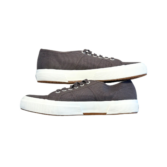 Superga 2750 Cotu Classic Dark Gray Unisex Sneakers 8.5W/7M - Picture 6 of 9